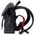 Christian Louboutin Explorer Funk Studded Small Backpack Black Red Leather
